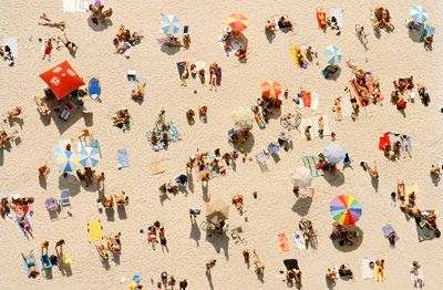 An aerial view of Miami Beach, Florida