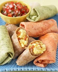 Burritos are a tasty and easy snack choice.
