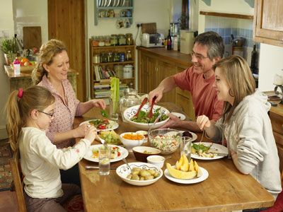 family dinner time