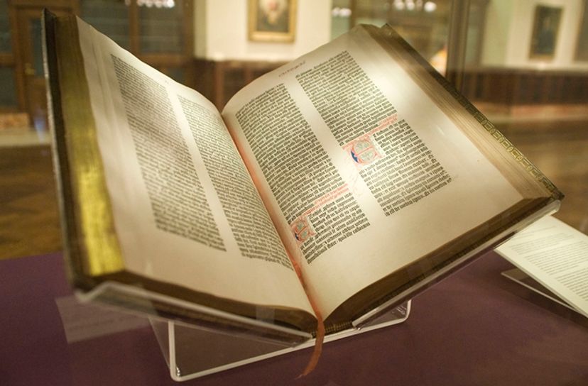 Gutenberg Bible of the New York Public Library. 