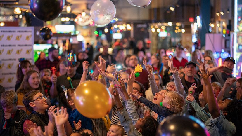 balloons at Gameworks at Mall of America