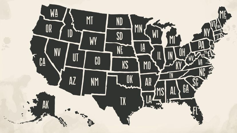 What is the largest state in the US? Size of the states by land area