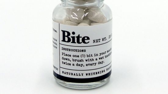 牙膏片:刷牙的新方法＂class=