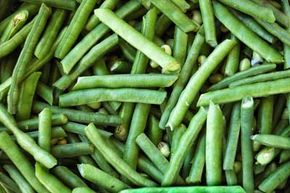 Before black-eyed peas are dried or canned, they're bright green in the garden.