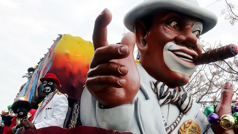 blackface at New Orleans Mardi Gras parade