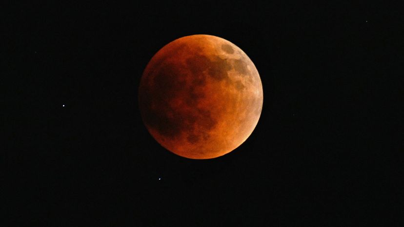 blood moon shines in Charlotte