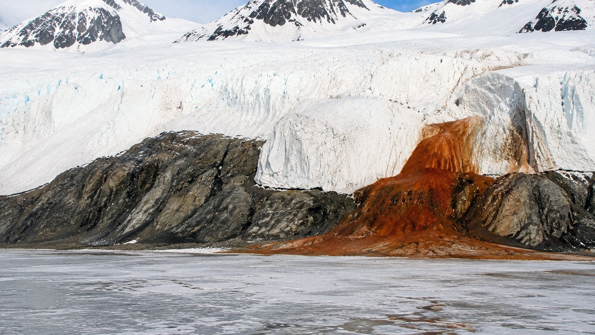 Why Blood Falls in Antarctica Flows Bright Red