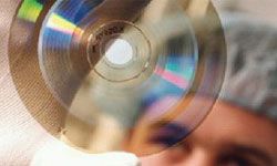 Blu-ray data reading is performed with a blue laser and at high speeds.