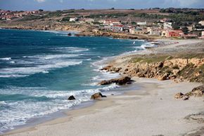 coast of Sardinia, Italy, one of the world's few blue zones.