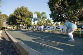 Bocce ball is a game of skill and strategy for both serious athletes and amateur enthusiasts. See more sports pictures.