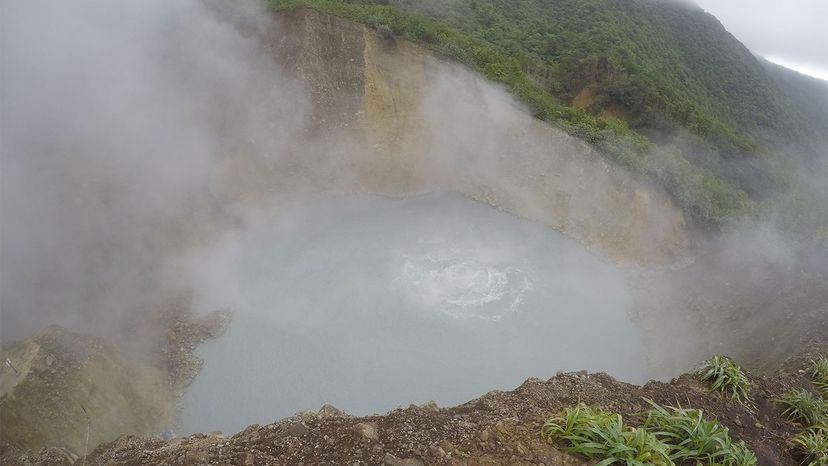 Boiling lake of domenica