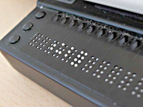 A refreshable Braille display