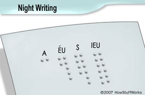 An example of the cells used in night writing