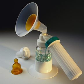 The working mother's accessory: a breast pump.