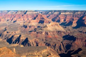 A view of the Grand Canyon from the South Rim