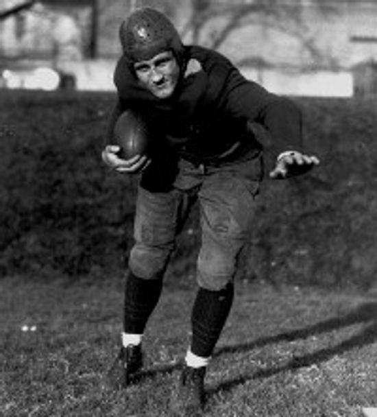 Bronko Nagurski. 1930–1937, 1943. Both jerseys 72 and 3 retired. College  and Pro Football HOF.