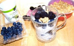 Prepare grab-and-go breakfast options like yogurt parfait.