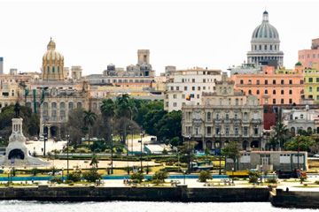 Famous capital city cityscape outdoors.