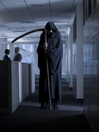 Could a different office setup slow the Grim Reaper's advance?
