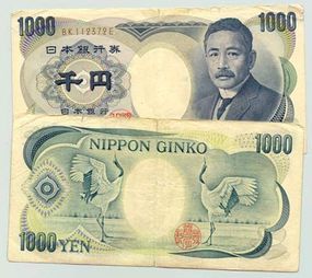 Japanese paper currency