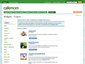 There are lots of helpful tools in the CaféMom Widget Directory.