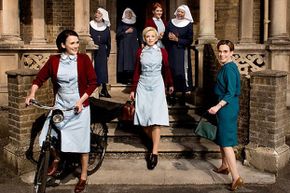 The fourth season of "Call the Midwife" premiered in 2015.”border=