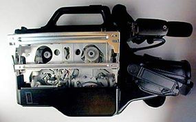 The camcorder's VCR unit