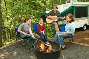 A family camping trip can be an opportunity to create some great memories.