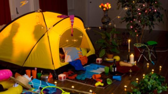 Rained Out? Bring the Campout Indoors
