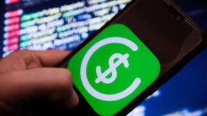 Cash App logo on Android phone