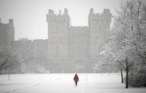 Windsor Castle is an official home of Queen Elizabeth II.