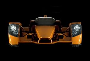 Typical F1 racing cars don't have headlights, where the Caparo T1 does.
