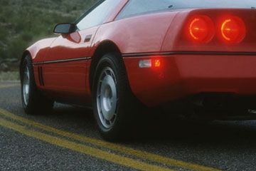 Red sports car