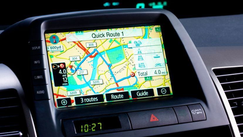 A car navigation system.