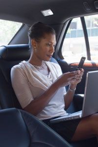 Many in-car Internet features will sync up with smartphones.