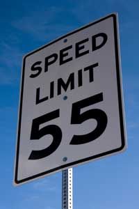 Can you drive 55? Should you? The right GPS device can let you know what the speed limit is at any given time.
