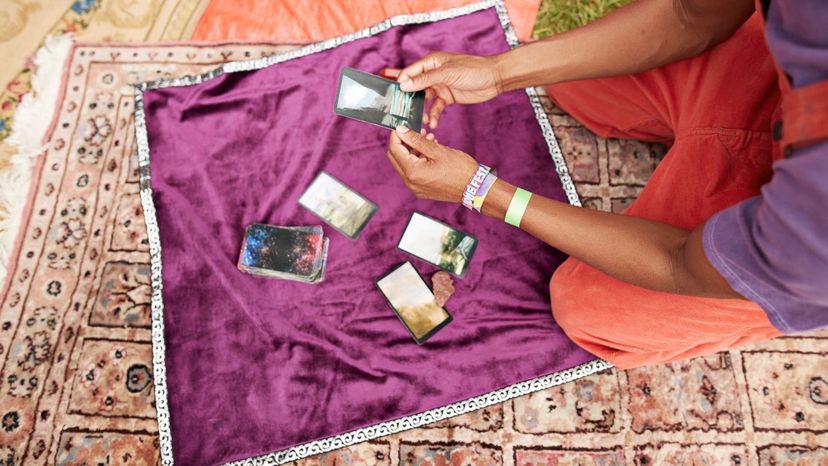 Cards on Carpet