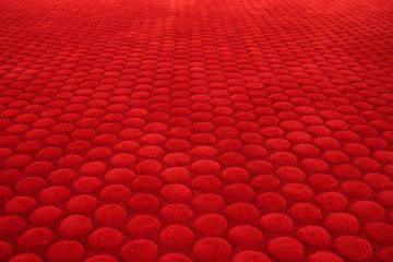 Plush red carpet