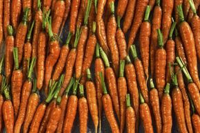 If you ate all these carrots, would you be able to see through walls?