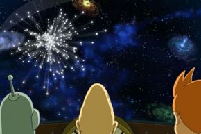 If you believe the writers and animators on “Futurama,” the end of the universe looks a lot like the end of a day in the Magic Kingdom – complete with beautiful fireworks.