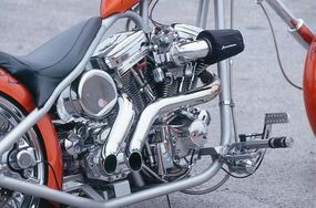 Exhaust and chrome plating.