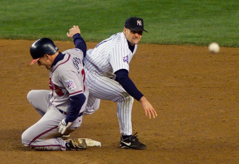 2000 Chuck Knoblauch New York Yankees World Series Championship