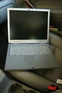 Sure, laptop computers are portable, but are they a good way to listen to CD-quality sound in your car?