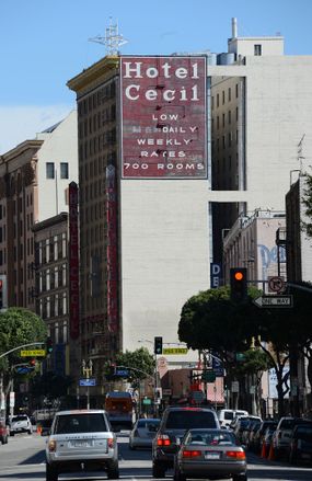 exterior of the Cecil Hotel