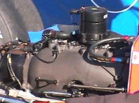 The manifold and valve in Motorola's car