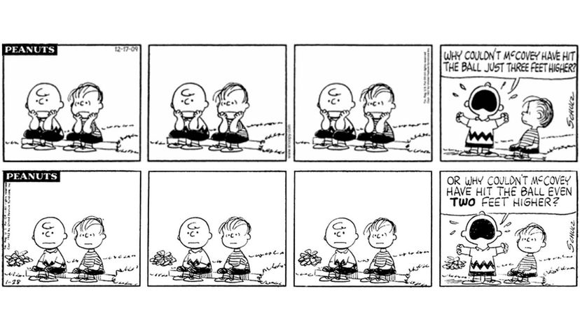 charlie brown christmas comic strip