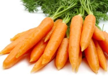 close-up of carrots
