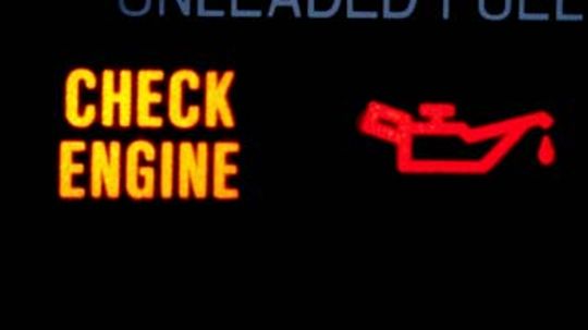 What does the check engine light usually mean?