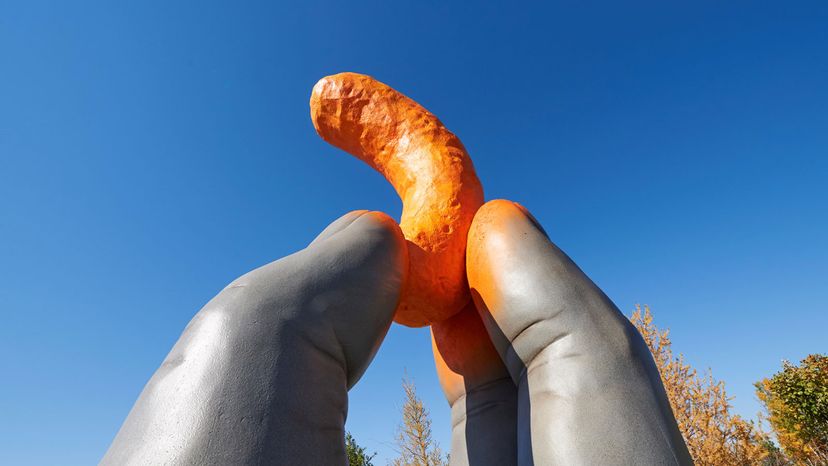Cheetos statue