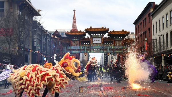 Cultures celebrating Chinese traditional festival.